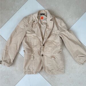 Women’s Boss ORANGE Hugo boss khaki sports coat Blazer size 40R L 10/12